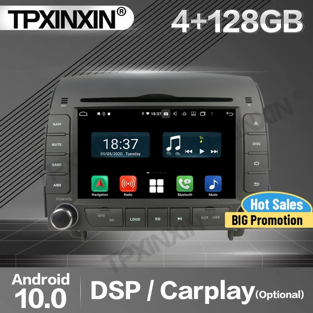 128G Carplay Car Radio 2 Din Stereo Receiver Android 10 For Hyundai Sonata NF 2004-2007 2008 GPS Player Audio Recorder Head Unit
128G Carplay Car Radio 2 Din Stereo Receiver Android 10 For Hyundai Sonata NF 2004-2007 2008 GPS Player Audio Recorder Head Unit