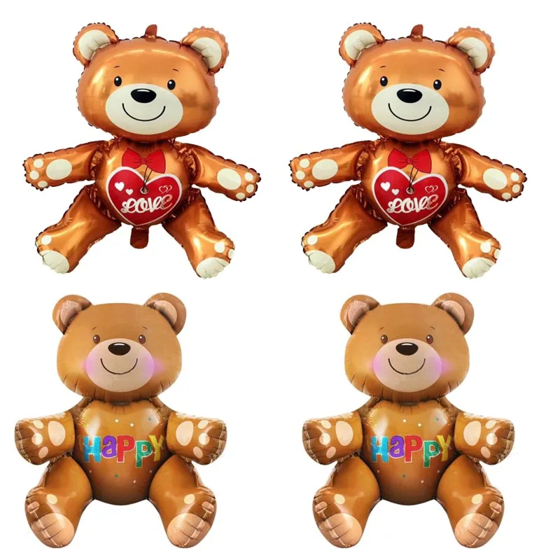 1PCS 64CM 3D Bear Love Balloons Love Heart Bear Foil Balloon Boy Girl Happy Birthday Baloons Wedding Party Decor Inflatable Toys
1PCS 64CM 3D Bear Love Balloons Love Heart Bear Foil Balloon Boy Girl Happy Birthday Baloons Wedding Party Decor Inflatable Toys