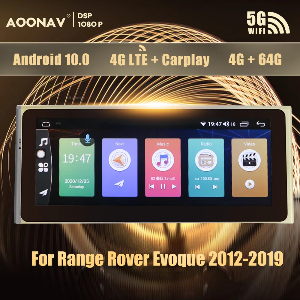 Автомагнитола на Android 10,0 для LAND ROVER Range Rover Evoque LRX L538 2012-2019, автомобильное стерео радио, мультимедийный плеер, головное устройство
Автомагнитола на Android 10,0 для LAND ROVER Range Rover Evoque LRX L538 2012-2019, автомобильное стерео радио, мультимедийный плеер, головное устройство
