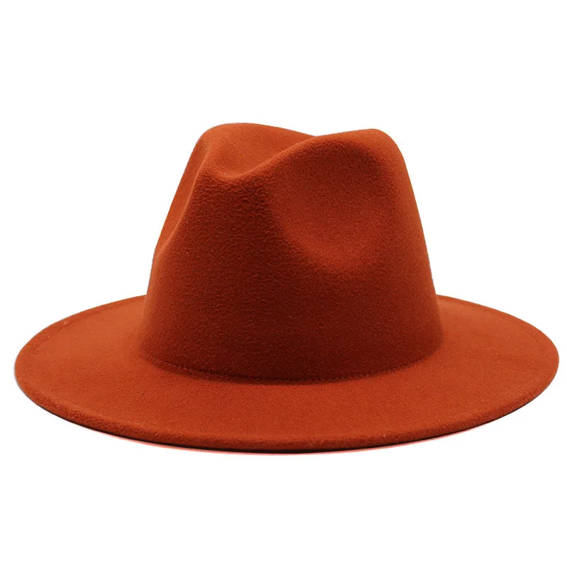 Fedoras Men Women's Panama Caps Jazz Hat Top Big Brim Solid Formal Dress Wedding Woman Hat Fedora Felted Classic Cap Winter Caps
Fedoras Men Women's Panama Caps Jazz Hat Top Big Brim Solid Formal Dress Wedding Woman Hat Fedora Felted Classic Cap Winter Caps