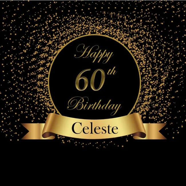 8x8FT Retro Black Gold Happy Birthday Party Spots Personalized DIY Custom Photo Studio Background Backdrop Vinyl 10x10 10x12 
8x8FT Retro Black Gold Happy Birthday Party Spots Personalized DIY Custom Photo Studio Background Backdrop Vinyl 10x10 10x12