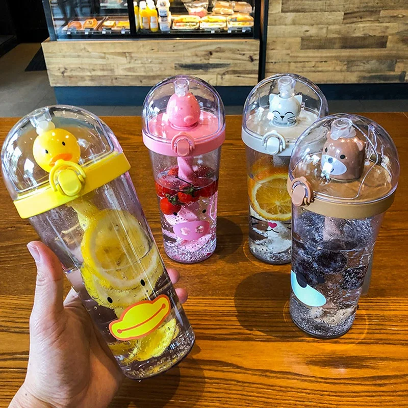 Small Yellow Duck Straw Water Cup Cartoon Animal Plastic Mixing Cup Portable Creative Summer Outdoor Large Capacity Water Glass
Small Yellow Duck Straw Water Cup Cartoon Animal Plastic Mixing Cup Portable Creative Summer Outdoor Large Capacity Water Glass