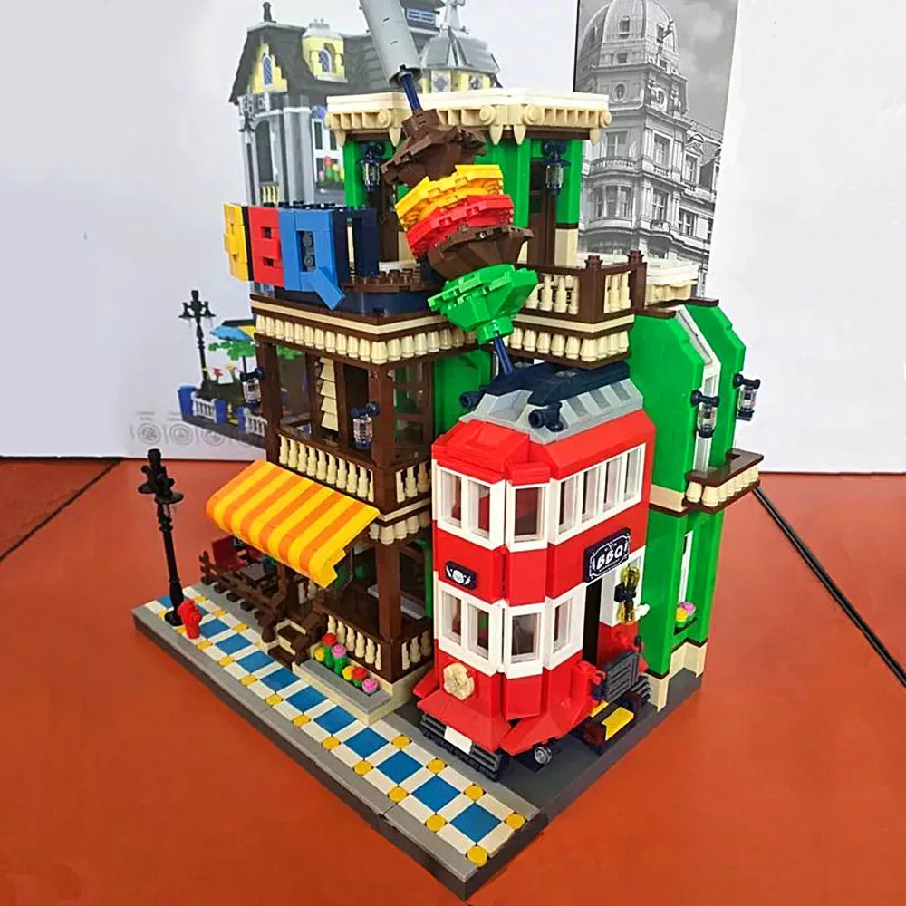 6313 Expert Creative BBQ Restaurant 1922Pcs Moc Modular Model Downtown Diner Building Blocks Bricks Pet Shop Grand Emporium
6313 Expert Creative BBQ Restaurant 1922Pcs Moc Modular Model Downtown Diner Building Blocks Bricks Pet Shop Grand Emporium