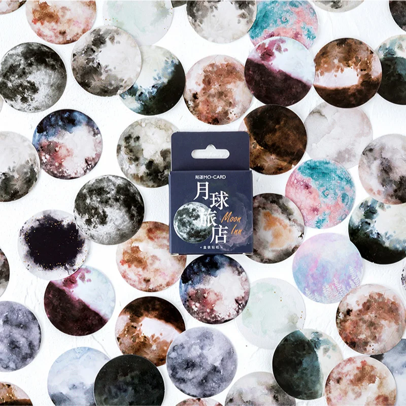 46 pcs /Box Fantastic Moon Planets Decorative Adhesive Stickers DIY Scrapbooking Photo Sticker
46 pcs /Box Fantastic Moon Planets Decorative Adhesive Stickers DIY Scrapbooking Photo Sticker