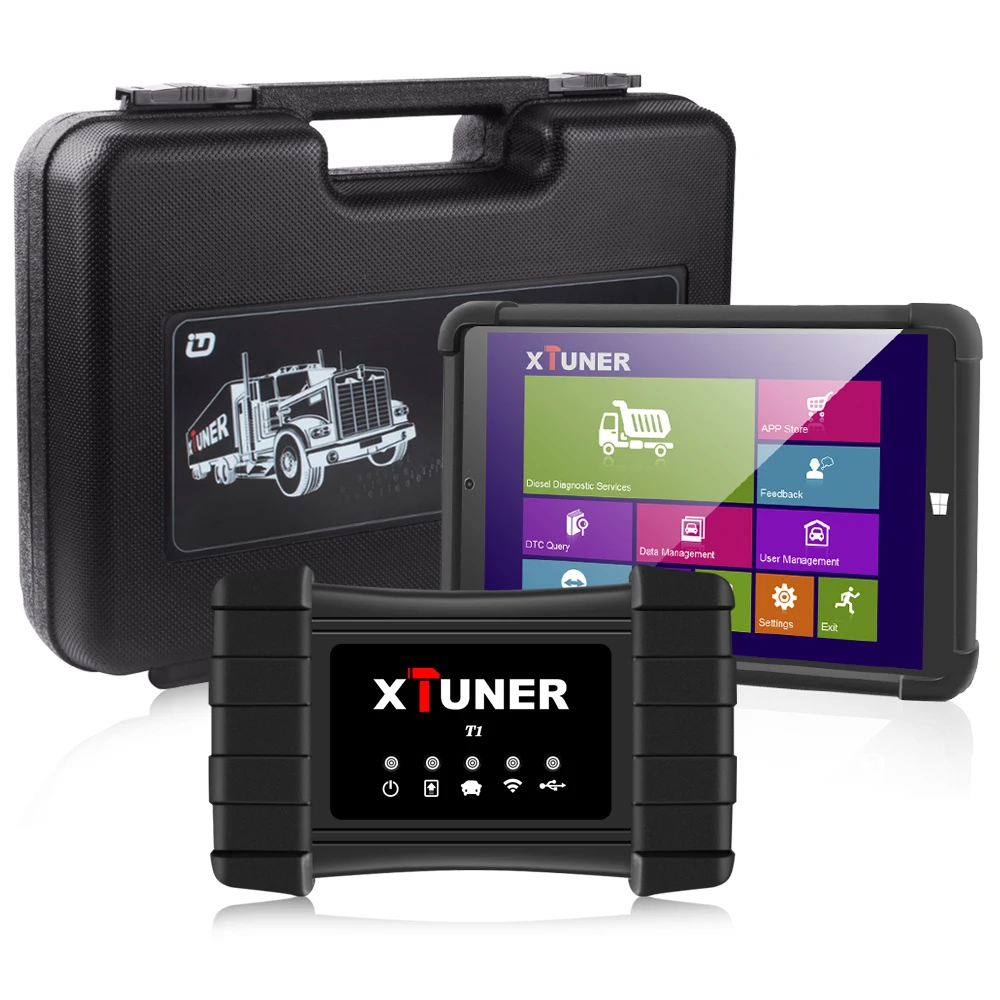 Сканер xтюнер T1 + планшет для тяжелых грузовиков SRS ABS DPF EGR сброс Профессиональный