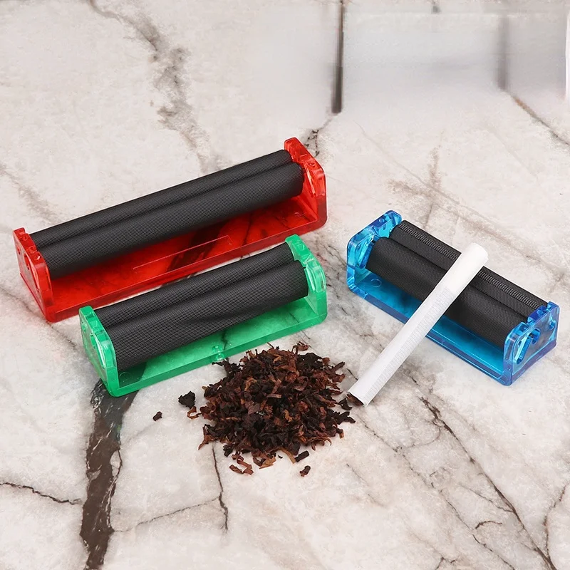 

Potable Cigarette Roller Machine Easy Tobacco Cigar Joint Rolling Maker Manual Making Cigarettes Device Smoking Accessories Tool