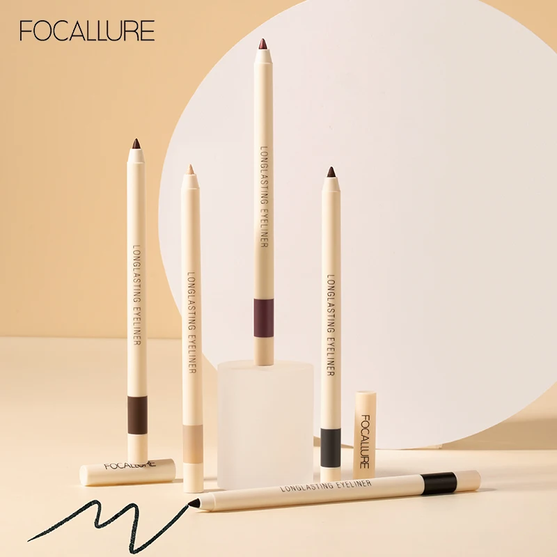 FOCALLURE Eyeliner Gel Pencil Waterproof Comestic Pencil 5 Colors Easy to Wear Glitter Soft Eye Liner Stick Makeup
FOCALLURE Eyeliner Gel Pencil Waterproof Comestic Pencil 5 Colors Easy to Wear Glitter Soft Eye Liner Stick Makeup