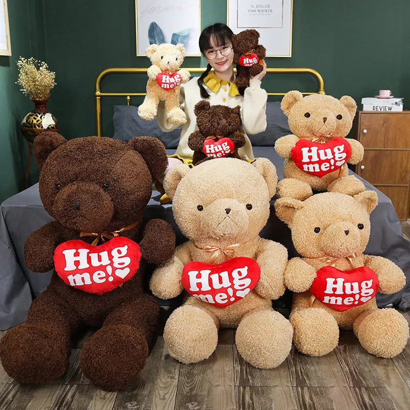 30cm-90cm Cute Love Heart Teddy Bear Plush Toys Stuffed Soft Animal Bear Pillow for Children Girls Birthday Valentine's Gift
30cm-90cm Cute Love Heart Teddy Bear Plush Toys Stuffed Soft Animal Bear Pillow for Children Girls Birthday Valentine's Gift