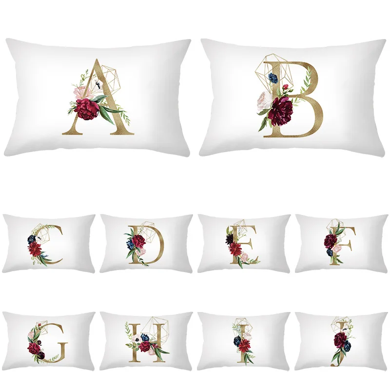 Gold Letter Print Cushion Cover Polyester Bedroom Cushion Cover Sofa Pillow Cover Fashion Decorative Mat Decorative Pillow 10343
Gold Letter Print Cushion Cover Polyester Bedroom Cushion Cover Sofa Pillow Cover Fashion Decorative Mat Decorative Pillow 10343