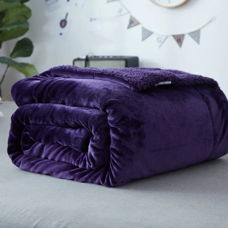 Super Soft Double Blanket Thick Flannel Winter Warm Blanket Lamb Wool Bedspread On The Bed Throw Bedspread 100x120/150x200cm
Super Soft Double Blanket Thick Flannel Winter Warm Blanket Lamb Wool Bedspread On The Bed Throw Bedspread 100x120/150x200cm
