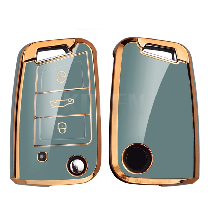 TPU Car Key Case Cover Shell For VW Volkswagen Golf 7 MK7 Tiguan MK2 Seat Ateca Leon FR 2 Ibiza Skoda Octavia Kodiaq Keychain
TPU Car Key Case Cover Shell For VW Volkswagen Golf 7 MK7 Tiguan MK2 Seat Ateca Leon FR 2 Ibiza Skoda Octavia Kodiaq Keychain