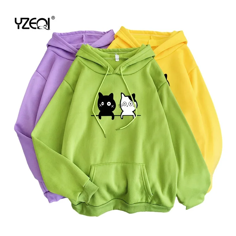 Yzeqi Autumn Winter New Hoodie Sweatshirt Women Style Student Cartoon Print Loose Warm Coat Thick Top Plush Pullover Sweatshirt
Yzeqi Autumn Winter New Hoodie Sweatshirt Women Style Student Cartoon Print Loose Warm Coat Thick Top Plush Pullover Sweatshirt