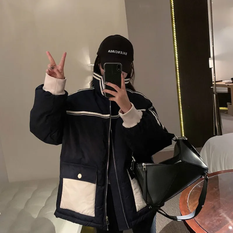 Autumn and winter women's short padded jacket European and American style loose tooling padded jacket cool student padded jacket
Autumn and winter women's short padded jacket European and American style loose tooling padded jacket cool student padded jacket