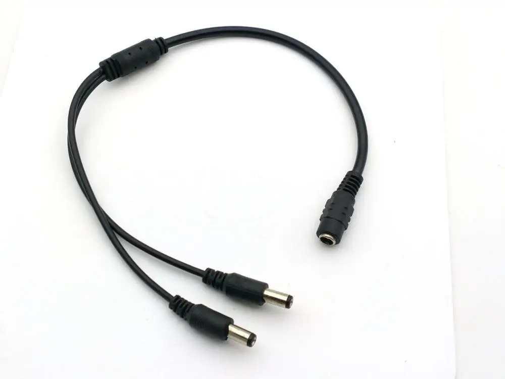 DC CONNECTOR DC 5.5X2.1MM Female to 5.5X2.1MM 2Male Power Splitter Adapter CCTV Camera
DC CONNECTOR DC 5.5X2.1MM Female to 5.5X2.1MM 2Male Power Splitter Adapter CCTV Camera