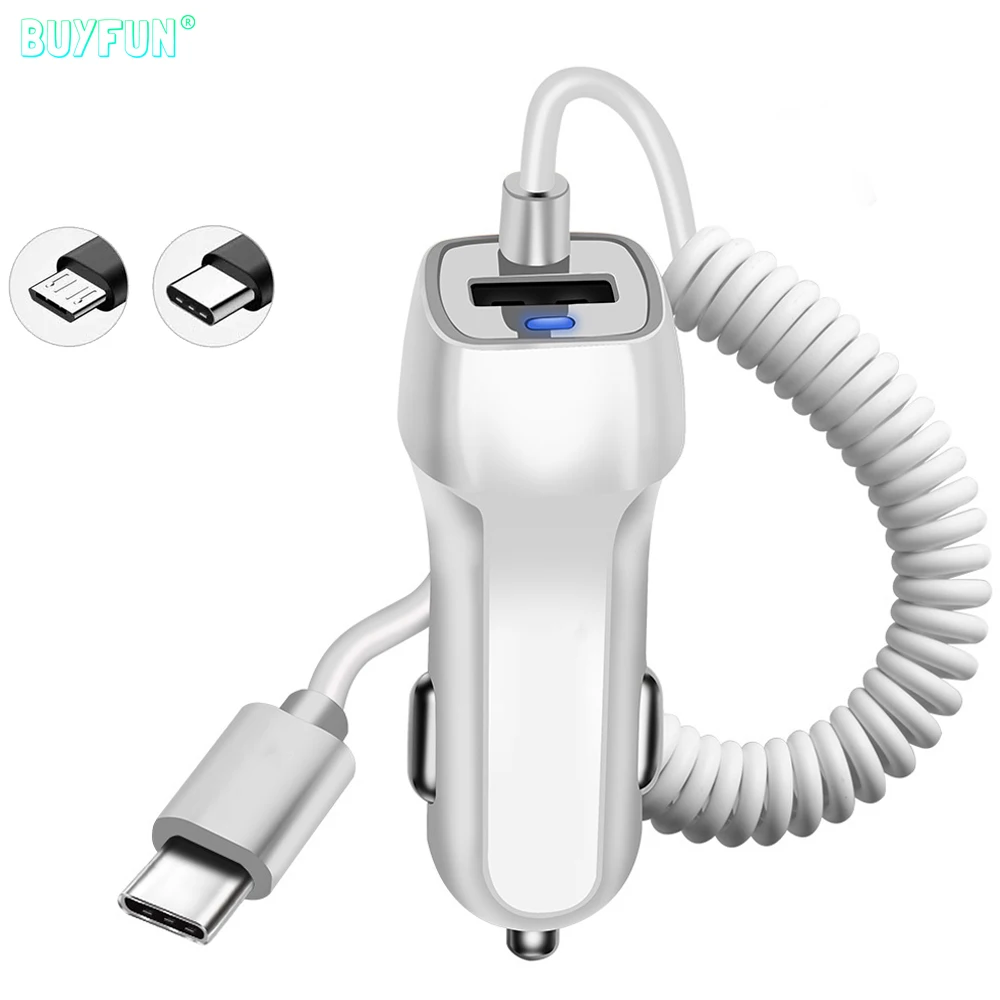 USB Car Charger For iPhone X 8 7 6s 6 plus 10 Phone Car-charger With Micro USB Type-C IOS Cable For Samsung S9 Plus Fast Charge
USB Car Charger For iPhone X 8 7 6s 6 plus 10 Phone Car-charger With Micro USB Type-C IOS Cable For Samsung S9 Plus Fast Charge
