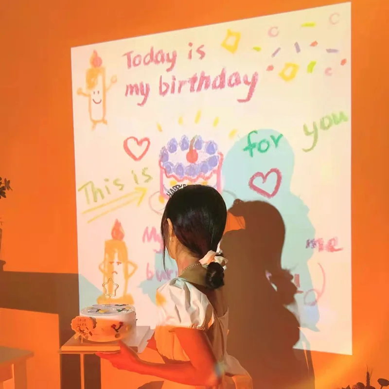 Happy Birthday Background Projection Lamp Projector Children Birthday Decoration Indoor Small Party Atmosphere Photo Props
Happy Birthday Background Projection Lamp Projector Children Birthday Decoration Indoor Small Party Atmosphere Photo Props