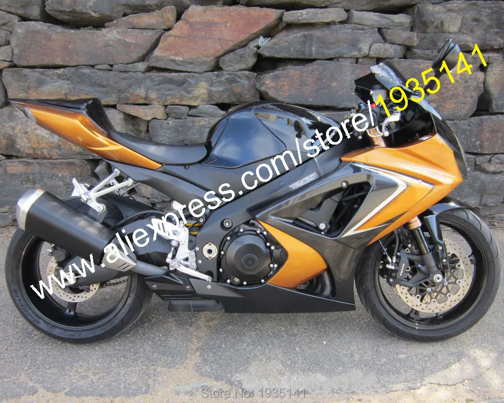 ABS Fairing Kits For Suzuki K7 GSX-R 1000 2007-2008 GSXR1000 07-08 Gloden Black Motorcycle Fairing (Injection molding)
ABS Fairing Kits For Suzuki K7 GSX-R 1000 2007-2008 GSXR1000 07-08 Gloden Black Motorcycle Fairing (Injection molding)