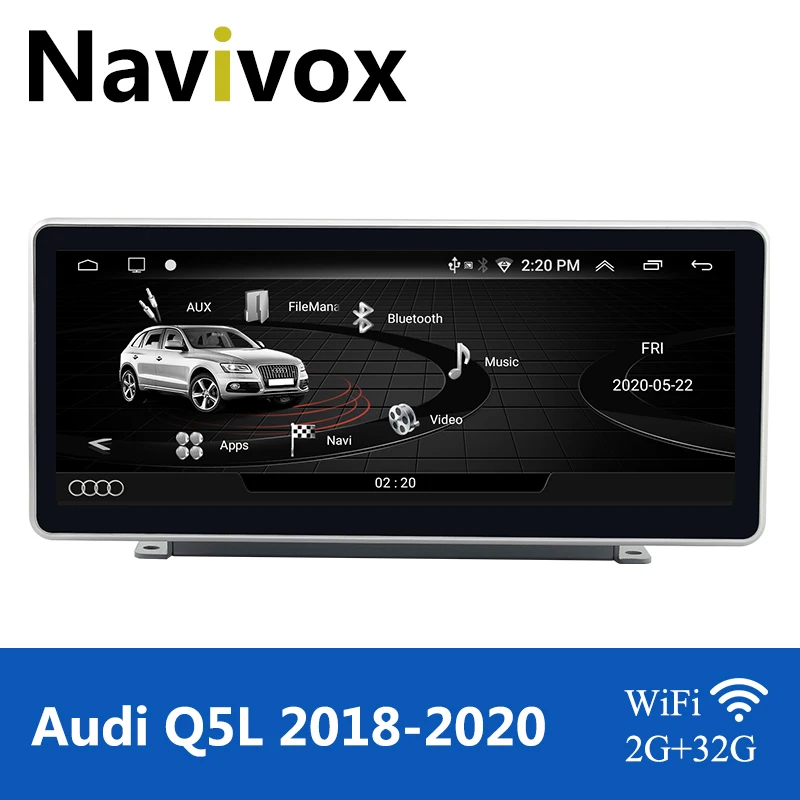 Navivox 10.25" Android 10 Car Audio For Audi Q5 Q5L 2018-2021 GPS Navigation Multimedia Player Auto Stereo Radio Tape Recorder
Navivox 10.25" Android 10 Car Audio For Audi Q5 Q5L 2018-2021 GPS Navigation Multimedia Player Auto Stereo Radio Tape Recorder