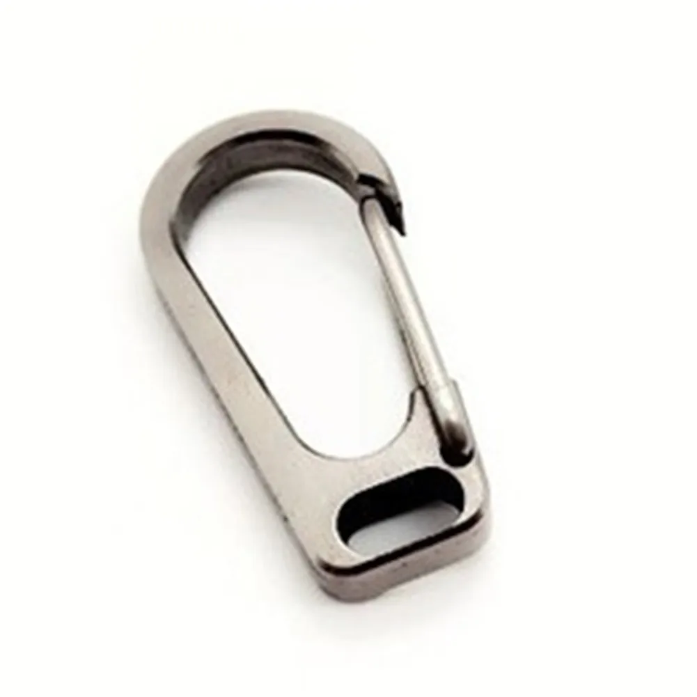 Titanium Alloy Carabiner Spring Snap Hook Clip Key Hold Mini Clasp Buckle Hooks Camping Survival Climbing Backpack Keychain Tool
Titanium Alloy Carabiner Spring Snap Hook Clip Key Hold Mini Clasp Buckle Hooks Camping Survival Climbing Backpack Keychain Tool