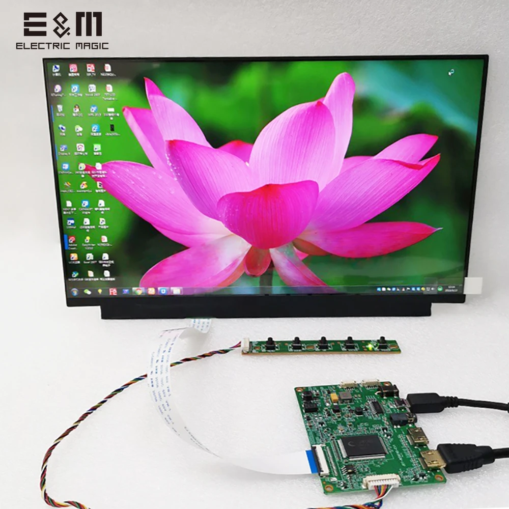 

13.3 Inch IPS 1920*1080 Capacitive Touch Screen LCD Monitor HDMI USB 5V Drive Board Raspberry Pi 1080P Display Module DIY Kit