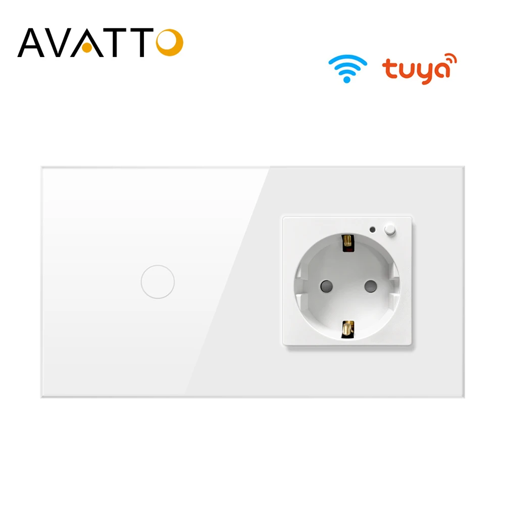 AVATTO Tuya WiFi Light Switch +16A Smart Wall Outlet, Smart Life APP Smart Home Switch 1/2/3 Gang Works with Alexa, Google Home
AVATTO Tuya WiFi Light Switch +16A Smart Wall Outlet, Smart Life APP Smart Home Switch 1/2/3 Gang Works with Alexa, Google Home