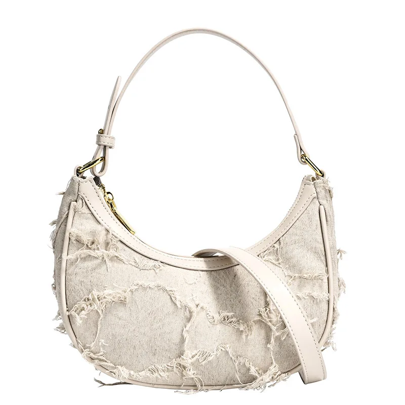2021 new canvas crescent bag simple and elegant style bag fashion single shoulder underarm Bag Messenger Bag underarm bag
2021 new canvas crescent bag simple and elegant style bag fashion single shoulder underarm Bag Messenger Bag underarm bag