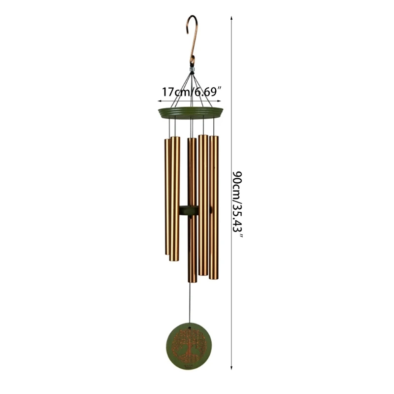 Wind Chime Outdoor Wind Chimes Outdoor Large Deep Tone for Garden Balcony and Home Decor
Wind Chime Outdoor Wind Chimes Outdoor Large Deep Tone for Garden Balcony and Home Decor
