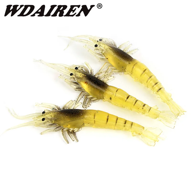 5pcs/lot Shrimp Fishing Lures Artificial Soft Insect Bait Pesca Lightweight lifelike Shrimp Ocean Wobblers Silicone Bait
5pcs/lot Shrimp Fishing Lures Artificial Soft Insect Bait Pesca Lightweight lifelike Shrimp Ocean Wobblers Silicone Bait