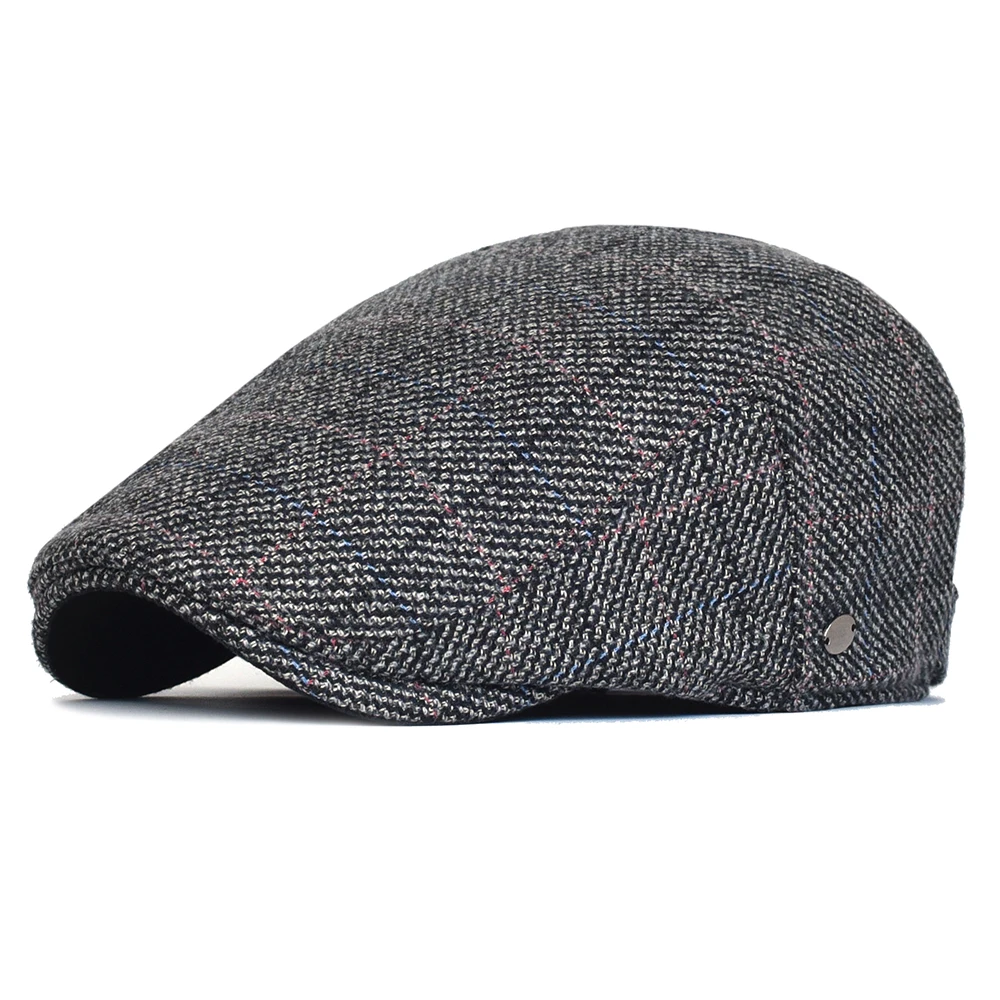 Wool Blend Thick Vintage Plaid Ivy Newsboy Cap Lattice Warm Winter Classic Beret Hat Retro Flat Ivy Caps
Wool Blend Thick Vintage Plaid Ivy Newsboy Cap Lattice Warm Winter Classic Beret Hat Retro Flat Ivy Caps