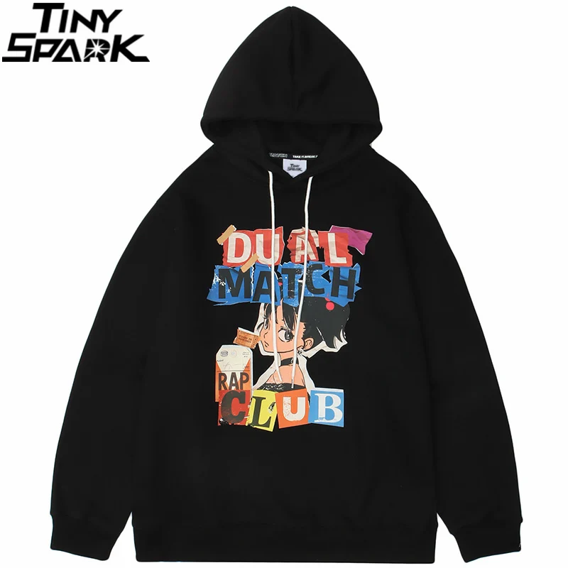 2021 Hip Hop Streetwear Hoodie Sweatshirt Anime Girl Letter Print Pullover Harajuku Cotton Casual Men Autumn Hooded Pullover
2021 Hip Hop Streetwear Hoodie Sweatshirt Anime Girl Letter Print Pullover Harajuku Cotton Casual Men Autumn Hooded Pullover