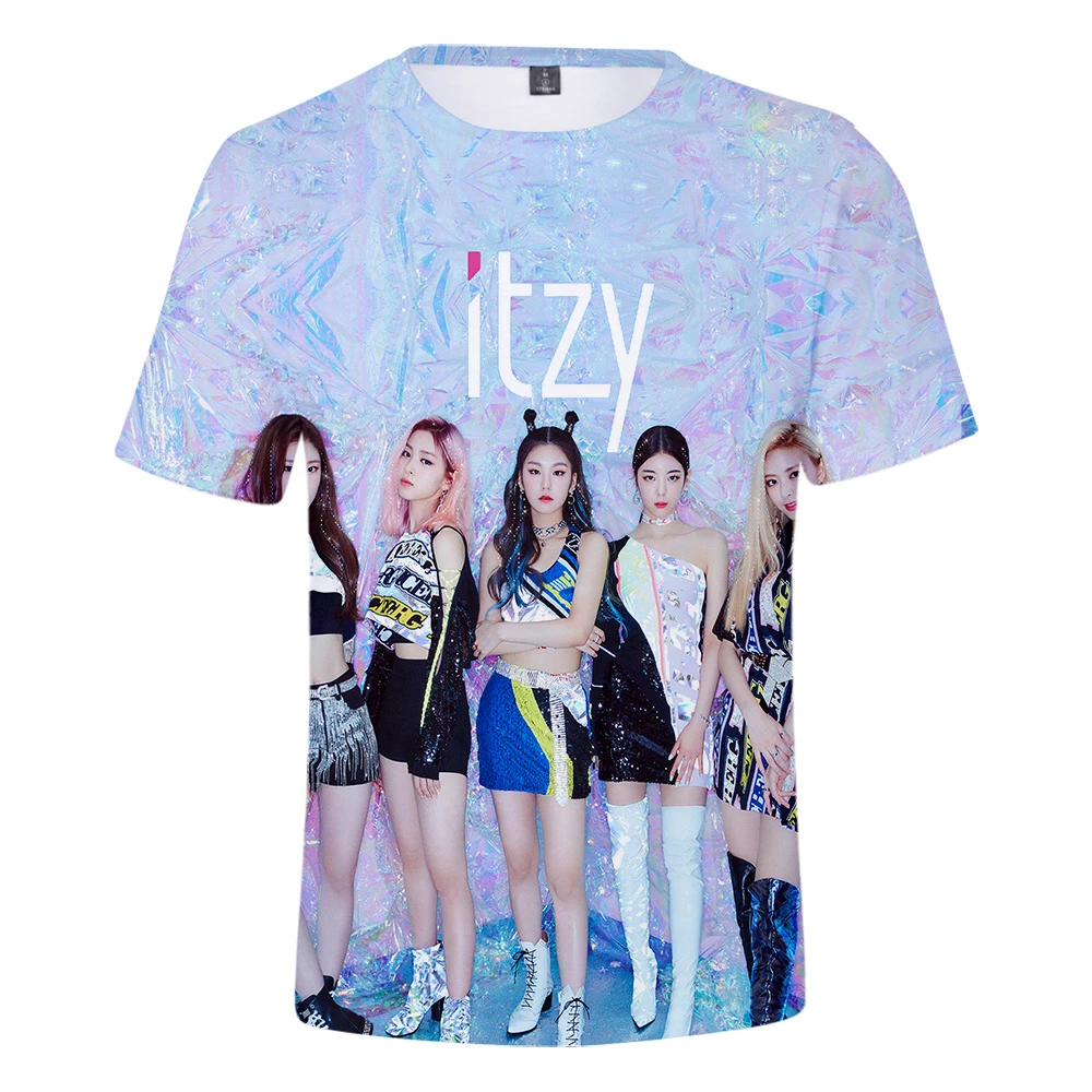 T Shirt Women Over The World Singer ITZY 3D T-shirt Girl Boy Tees High Quality Kpop Short Sleeve Tees O-neck Casual Tops Men
T Shirt Women Over The World Singer ITZY 3D T-shirt Girl Boy Tees High Quality Kpop Short Sleeve Tees O-neck Casual Tops Men