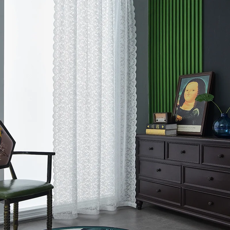 Luxury Princess Tulle Curtains for Bedroom Romantic White Sheer Curtains for Living Room Embroidered 3D Yarn Girls Voile Curtain 
Luxury Princess Tulle Curtains for Bedroom Romantic White Sheer Curtains for Living Room Embroidered 3D Yarn Girls Voile Curtain