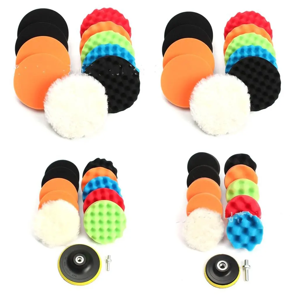 11pcs/set Durable Car Beauty Device Set Buffing Waxing Polishing Sponge Pads Kit Set For Car Polisher 3 inches 
11pcs/set Durable Car Beauty Device Set Buffing Waxing Polishing Sponge Pads Kit Set For Car Polisher 3 inches