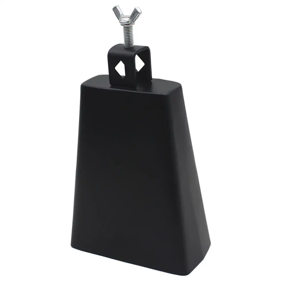 Black 6 Inch Metal Steel Cattlebell Cowbell Personalized Brass Cattle Cow Bell Percussion Instruments
Black 6 Inch Metal Steel Cattlebell Cowbell Personalized Brass Cattle Cow Bell Percussion Instruments