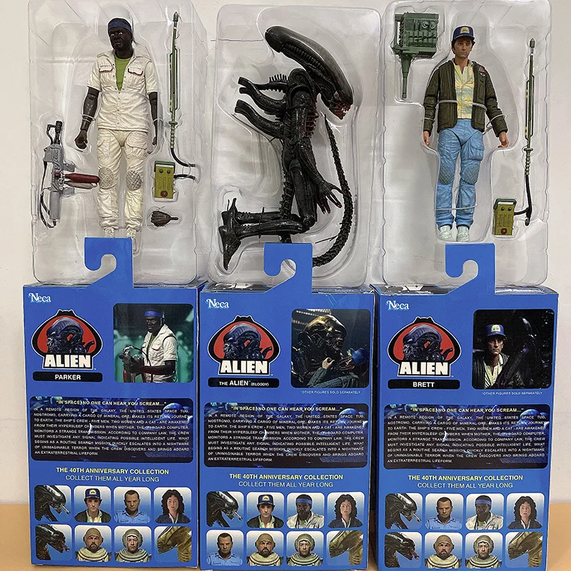 Alien Action Figure NECA The Alien Bloody Alien Brett Parker Action Figures 40th Anniversary Alien Predator Figure 3pcs/set
Alien Action Figure NECA The Alien Bloody Alien Brett Parker Action Figures 40th Anniversary Alien Predator Figure 3pcs/set