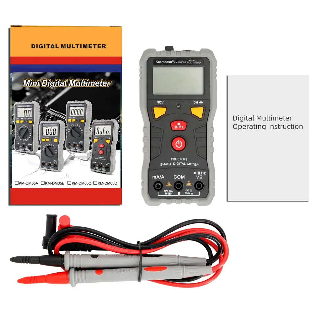 Мультиметр Kaemeasu KM-DM05D DC/AC многофункциональный Высокоточный Интеллектуальный