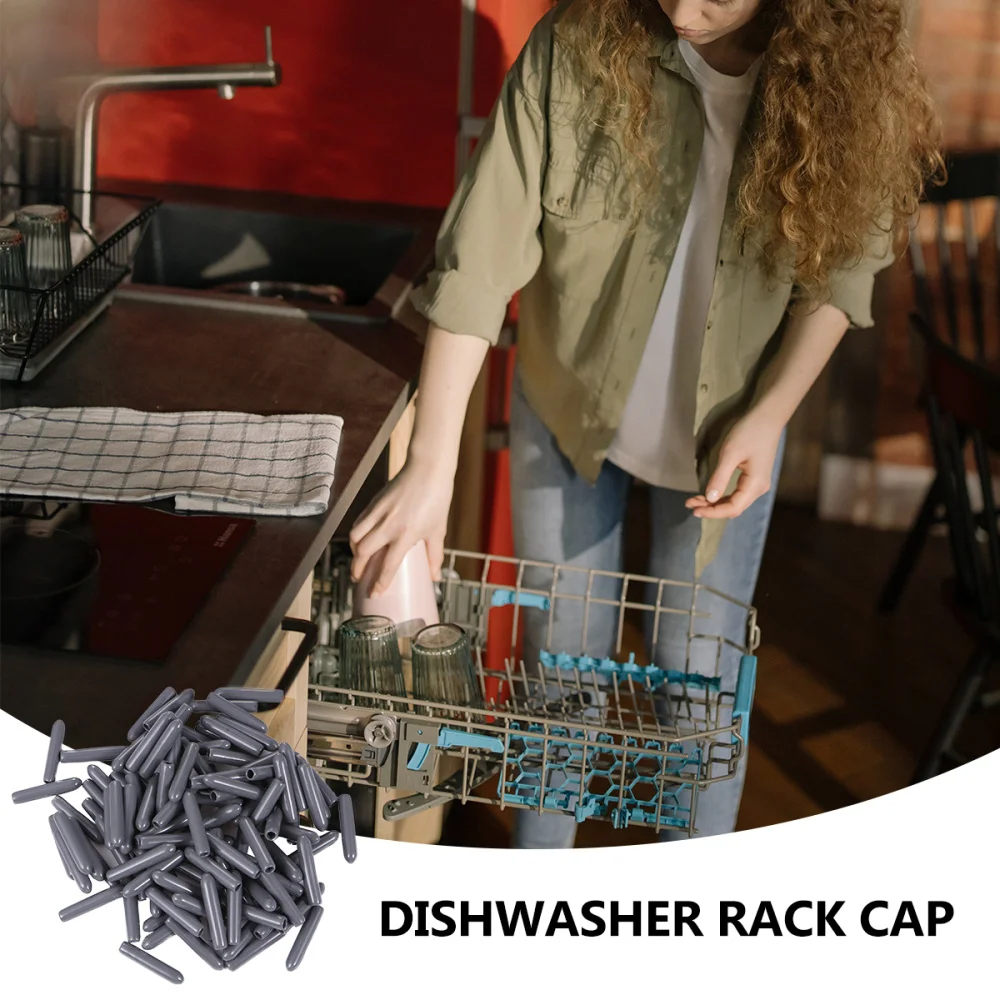 200PCS Dishwasher Rack Caps Tip Tine Cover Cap Flexible Round End Caps (Grey)
200PCS Dishwasher Rack Caps Tip Tine Cover Cap Flexible Round End Caps (Grey)