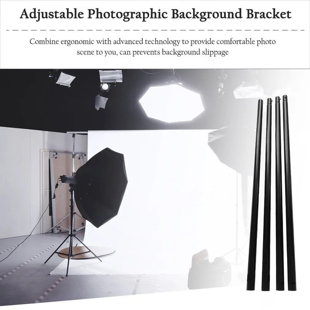 3 m/10Ft Adjustable Detachable Photo Background Cloth Support Photography Studio Backdrop Stand Portable Crossbar Kit
3 m/10Ft Adjustable Detachable Photo Background Cloth Support Photography Studio Backdrop Stand Portable Crossbar Kit