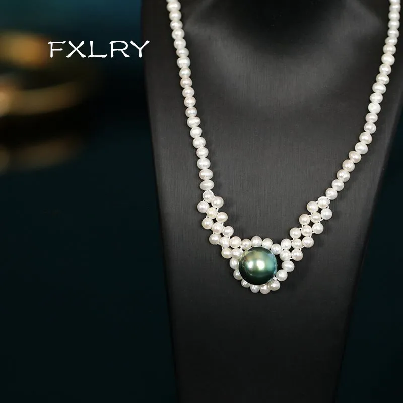 FXLRY Elegant Original Handmade Natural Mother-Of-Pearl Simple Clavicle Chain Short Necklaces For Women Jewelry
FXLRY Elegant Original Handmade Natural Mother-Of-Pearl Simple Clavicle Chain Short Necklaces For Women Jewelry