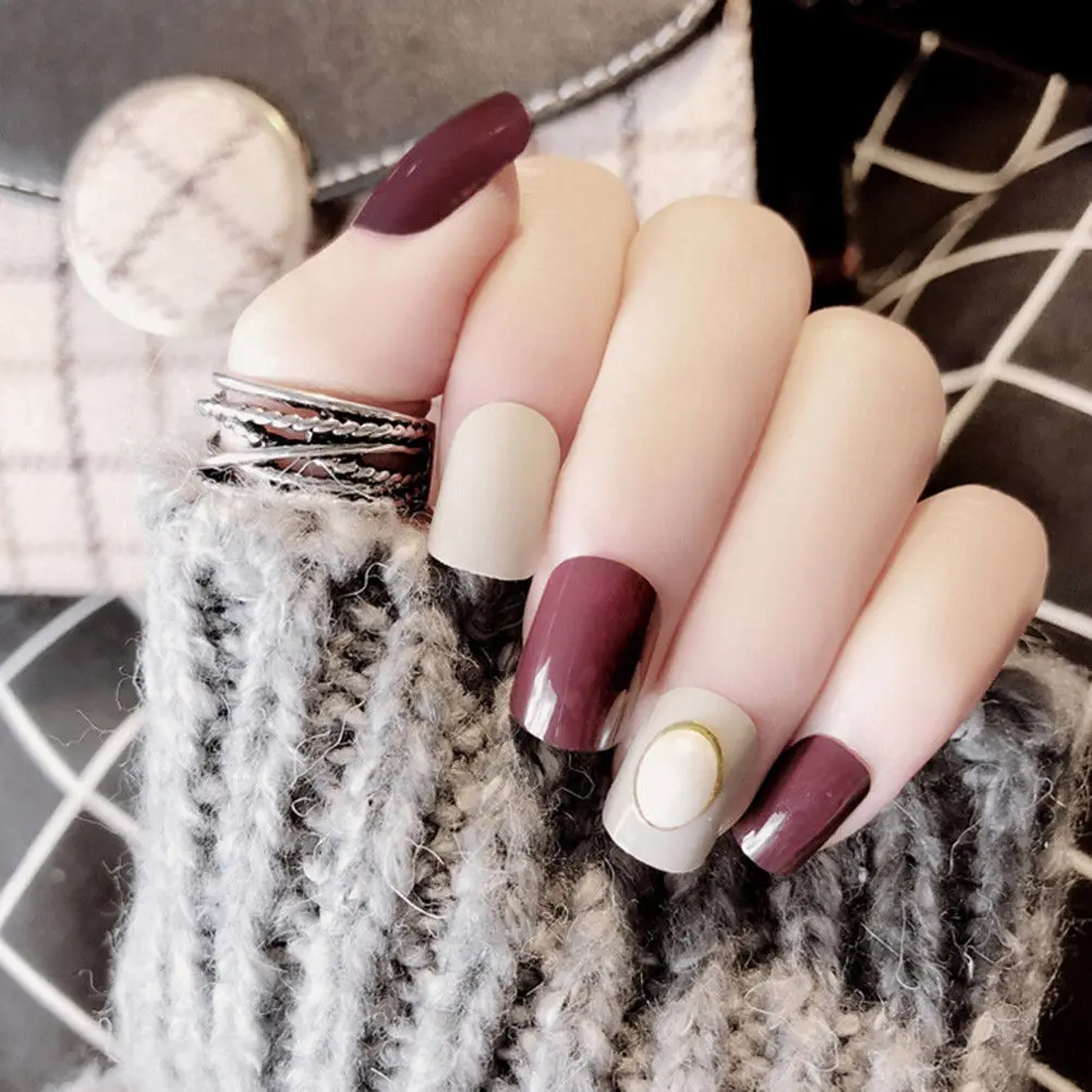 24PCS Short Length Artificial Nails Extension Design False Nails Tips Press On Manicure Gel Polish False Nails With 2g Nail Glue
24PCS Short Length Artificial Nails Extension Design False Nails Tips Press On Manicure Gel Polish False Nails With 2g Nail Glue
