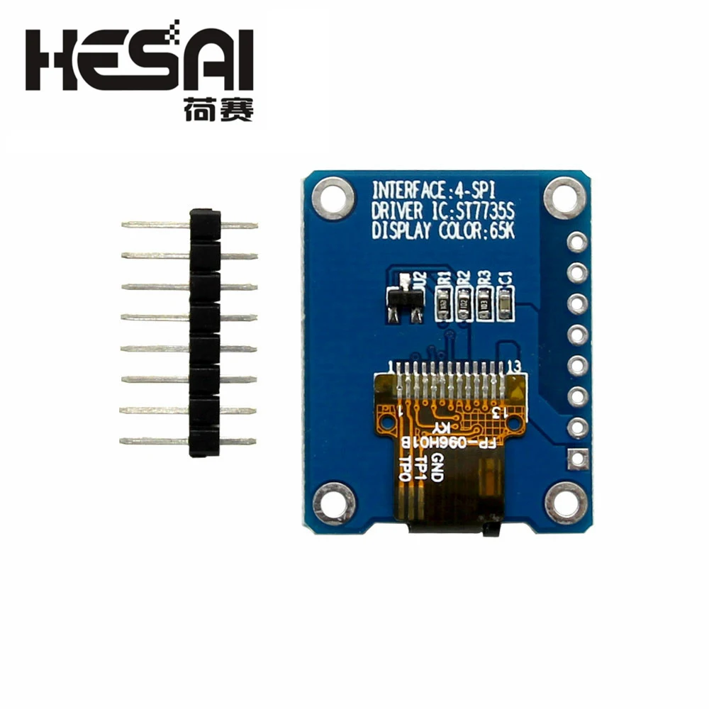 IPS экран 0 96 дюймов 7P SPI HD 65K полноцветный ЖК модуль ST7735 Привод IC 80*160 (не