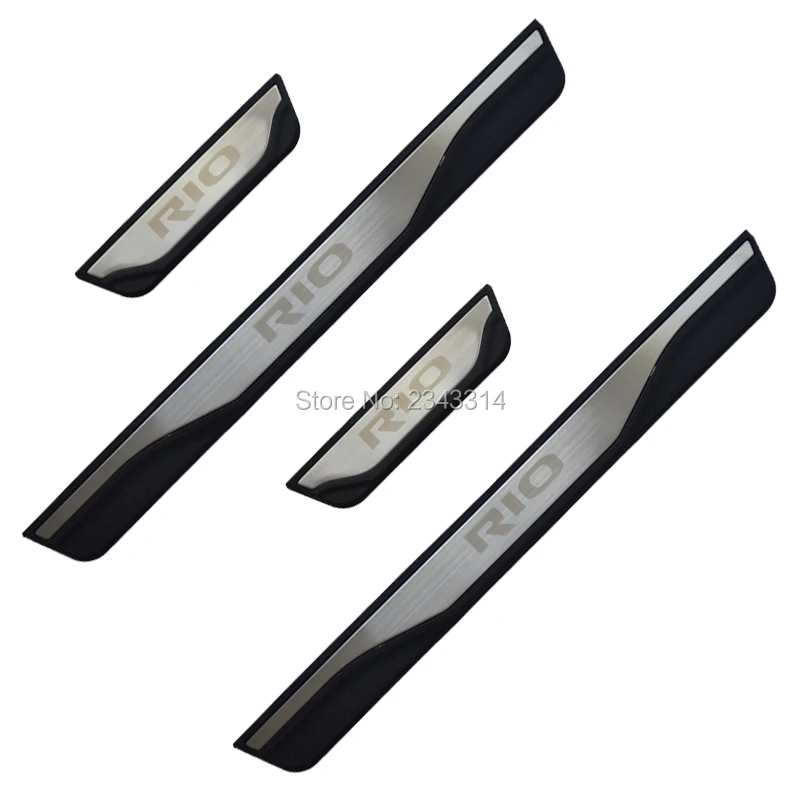 For KIA RIO 3 4 2015-2019 2020 Accessory Stainless Door Sill Kick Scuff Plate Guard Pedal Protector Trim Step Cover Car Styling
For KIA RIO 3 4 2015-2019 2020 Accessory Stainless Door Sill Kick Scuff Plate Guard Pedal Protector Trim Step Cover Car Styling