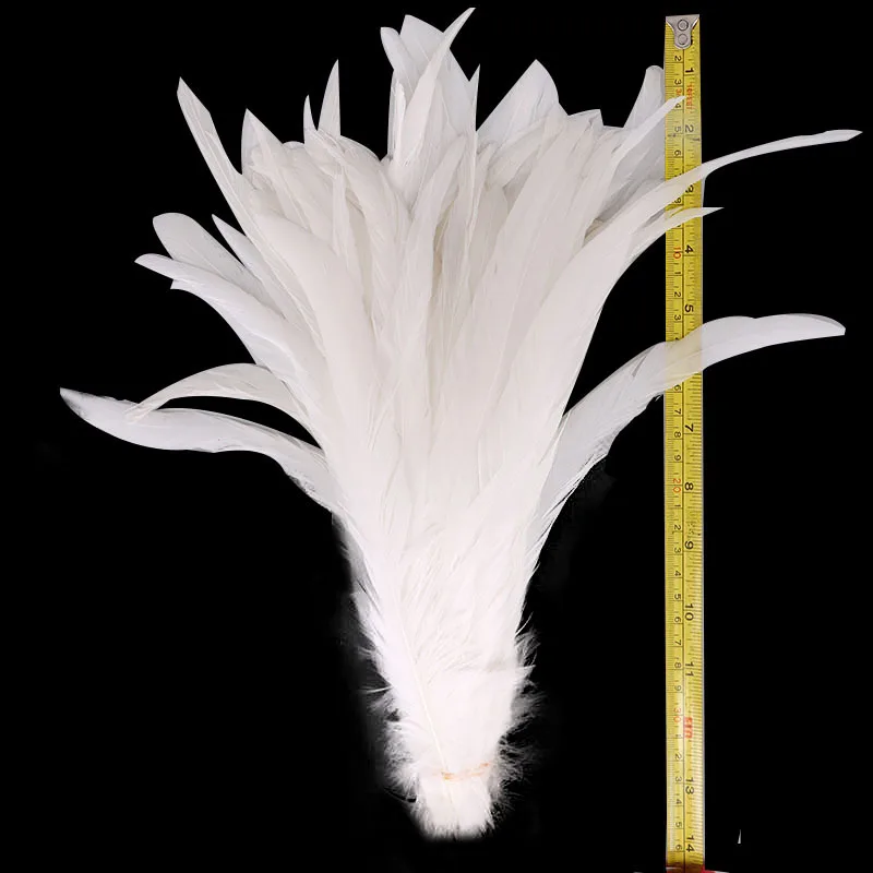 5Pcs White Rooster Feathers For Crafts 30-35cm Tail Feathers DIY Headdress Juju Hat Decoration Earring Jewelry Accessories
5Pcs White Rooster Feathers For Crafts 30-35cm Tail Feathers DIY Headdress Juju Hat Decoration Earring Jewelry Accessories