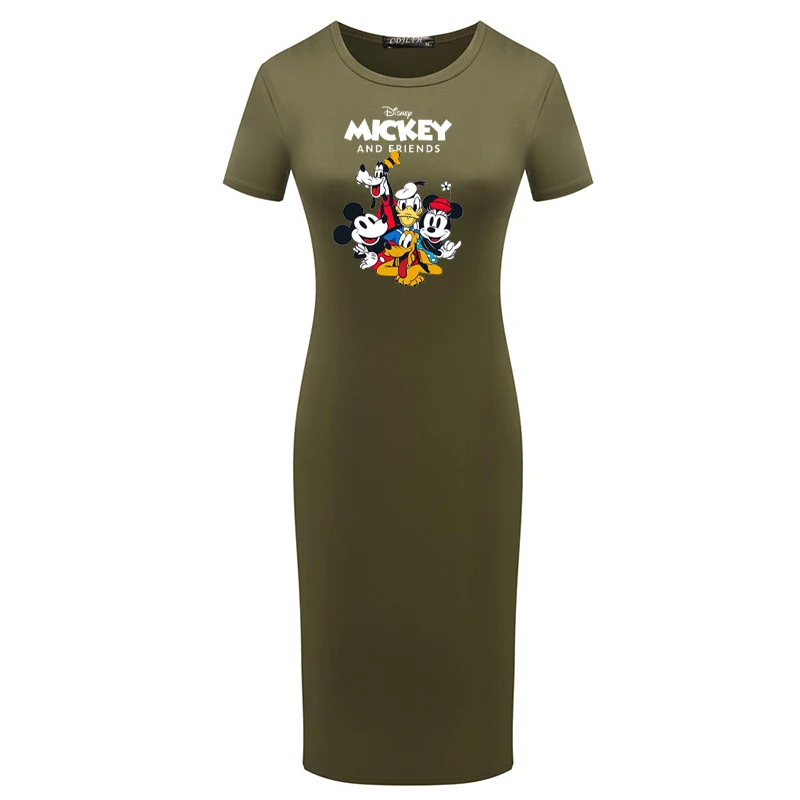 Sexy Women Dress Bodycon Mickey Letter Print Short Sleeve Summer Party Pencil Dress Vintage Robes Femme 2021
Sexy Women Dress Bodycon Mickey Letter Print Short Sleeve Summer Party Pencil Dress Vintage Robes Femme 2021
