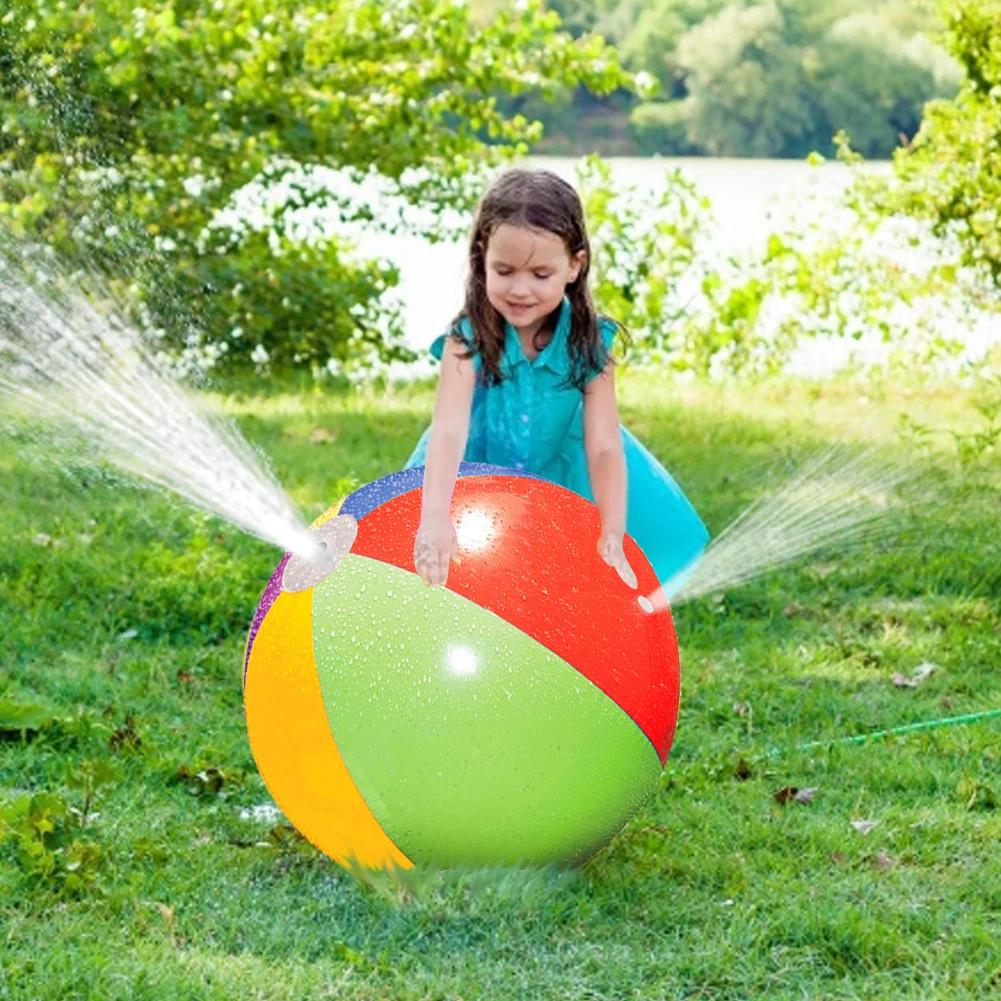 295 Inches High Quality Thick PVC Inflatable Spray Beach Ball Nonfade Durable Sprinkler Water Toy For Kids Outdoor Lawn
295 Inches High Quality Thick PVC Inflatable Spray Beach Ball Nonfade Durable Sprinkler Water Toy For Kids Outdoor Lawn