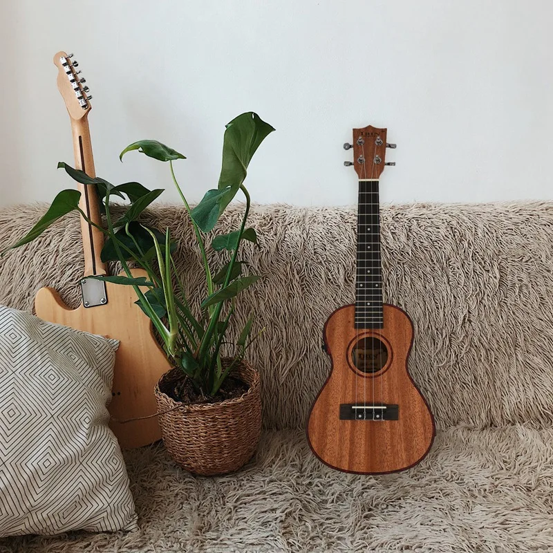 Irin 24 inch Ukulele Ukelele Uke Kit Sapele Wood with Lcd Eq Including Carrying Bag Capo Strings Strap Finger Maraca Cleaning Cl
Irin 24 inch Ukulele Ukelele Uke Kit Sapele Wood with Lcd Eq Including Carrying Bag Capo Strings Strap Finger Maraca Cleaning Cl