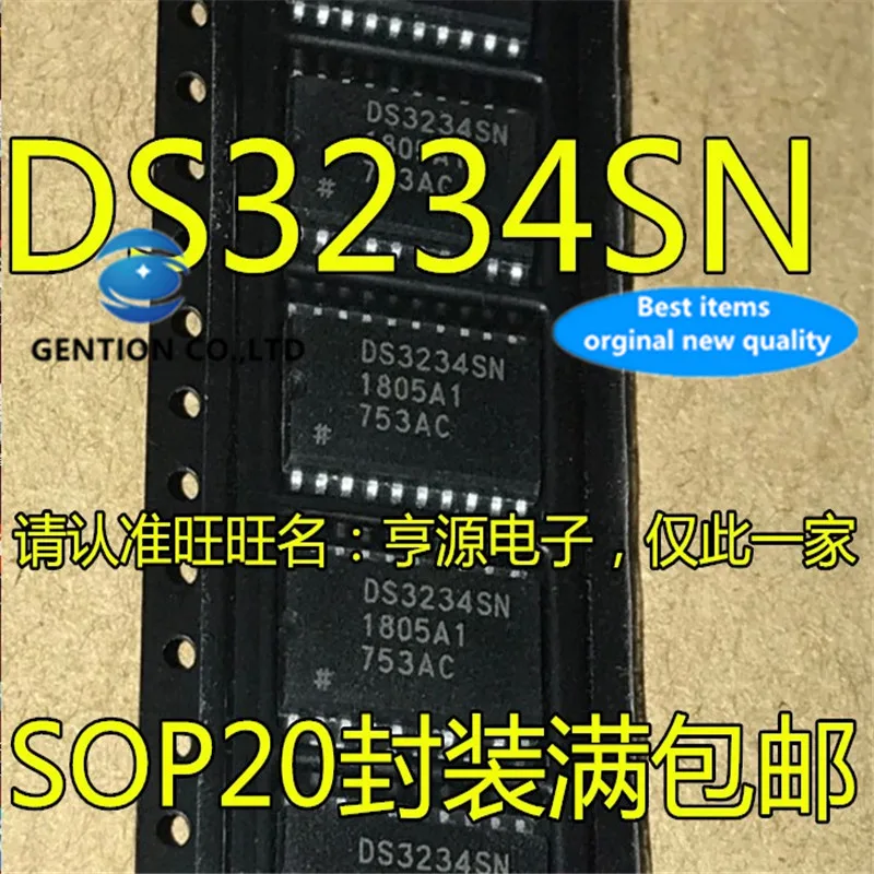 5 шт. DS3234SN DS3234 SOP 20 в наличии 100% новый и оригинальный|Чистящие принадлежности для