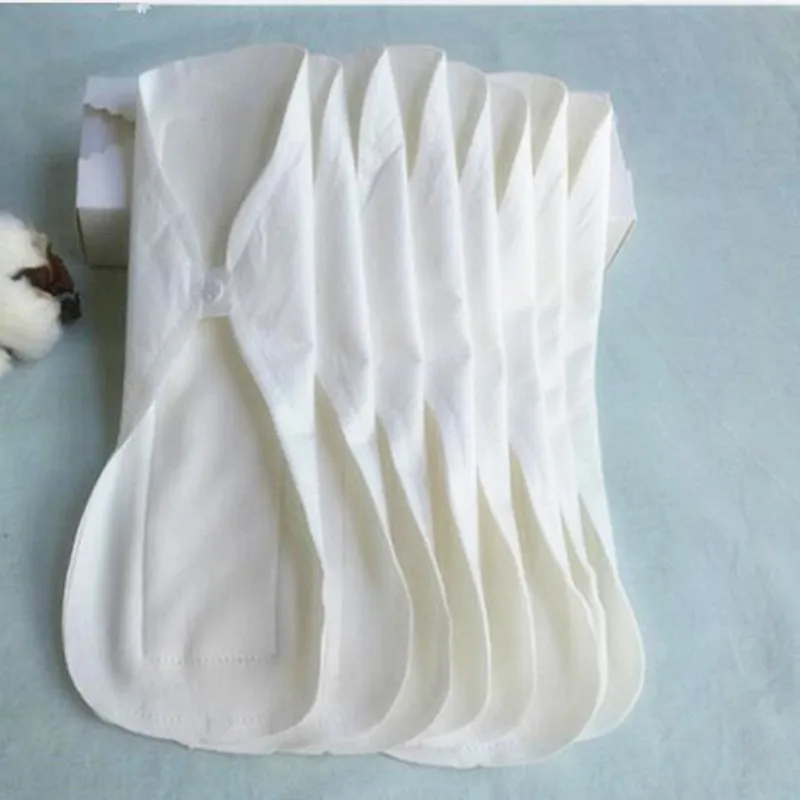 

Тонкие многоразовые хлопковые прокладки 270 мм 5 шт., моющиеся менструальные прокладки для мам, гигиенические прокладки, подкладка для трусик...