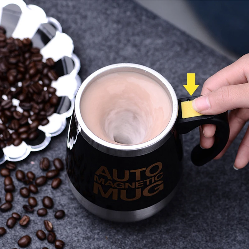 New Automatic Self Stirring Magnetic Mug Creative Stainless Steel Coffee Milk Mixing Cup Blender Lazy Smart Mixer Thermal Cup
New Automatic Self Stirring Magnetic Mug Creative Stainless Steel Coffee Milk Mixing Cup Blender Lazy Smart Mixer Thermal Cup
