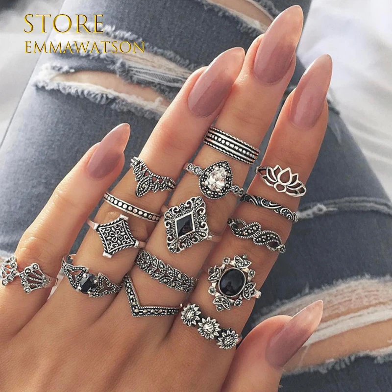 Vintage Silver Plated Angel Wings Ring for Womens Gothic Punk Steampunk Heart Butterfly Skull Ring Sets Party Jewelry 2022
Vintage Silver Plated Angel Wings Ring for Womens Gothic Punk Steampunk Heart Butterfly Skull Ring Sets Party Jewelry 2022